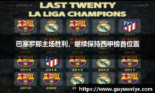 巴塞罗那主场胜利，继续保持西甲榜首位置