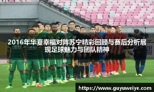 2016年华夏幸福对阵苏宁精彩回顾与赛后分析展现足球魅力与团队精神